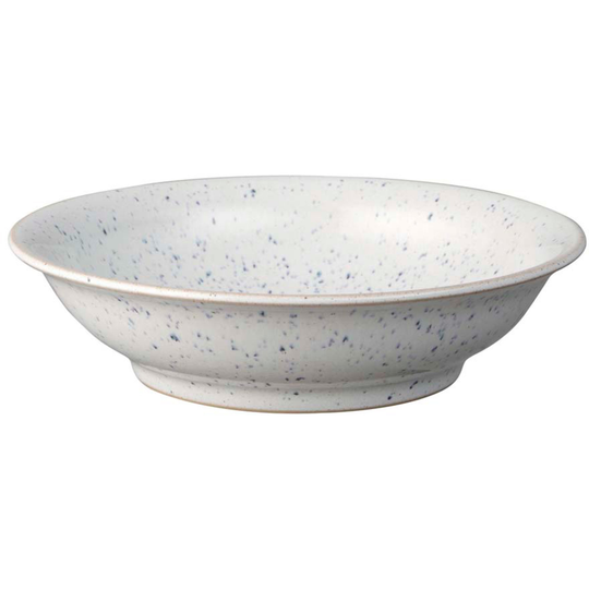 Denby Studio Blue Chalk Medium Shallow Bowl, 15,5 cm