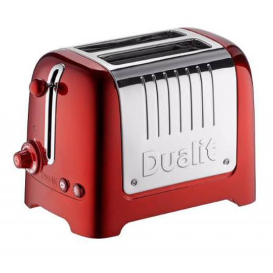Dualit LITE-leivänpaahdin kahdelle viipaleelle, High Gloss Red