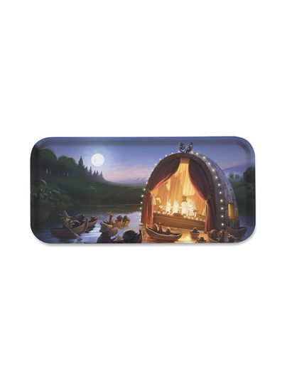 Moominvalley theatre -tarjotin 32 x 15 cm