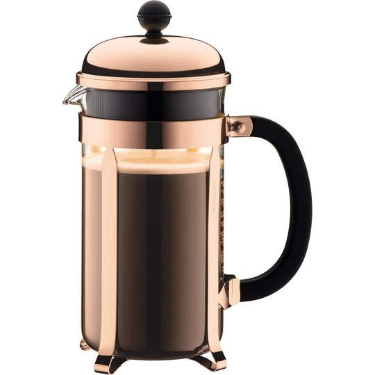 Bodum Chambord-pressopannu, 8 kuppia, kupari