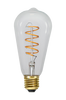 LED-lamppu E27 ST64 Decoled Spiral Clear 3-step memory