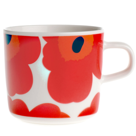 Marimekko Oiva-kahvikuppi, 2 dl, unikko, punainen