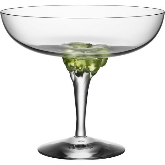 Kosta Boda Sugar Dandy Coupe -lasi, 32 cl. Vihreä