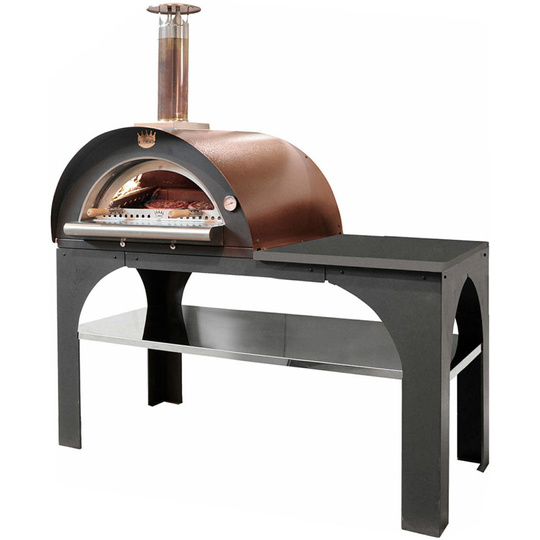 Clementi Pizza Party Puulämmitteinen Pizzauuni 80x60 cm. Kupari