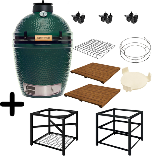 Big Green Egg Hiiligrilli-pöytärunkopaketti+, Medium
