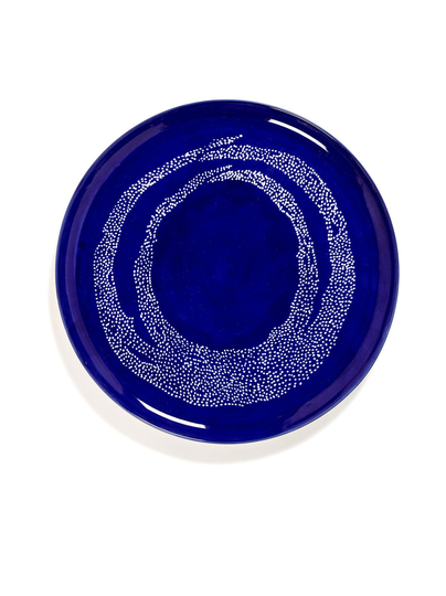 Feast lapis lazuli swirl dots -tarjoilulautanen ⌀ 35 cm