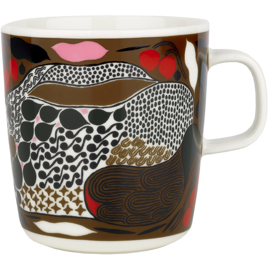 Marimekko OIVA muki 4 dl, rusakko/multi