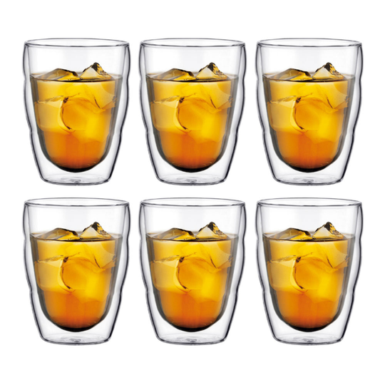 Bodum Kaksiseinäinen lasi, 0,25 l, 6 kpl