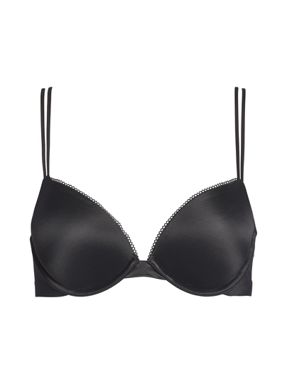 Liquid plunge push-up bra -rintaliivit