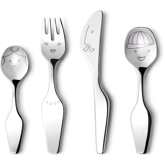 Georg Jensen Lasten Alfredo The Twist Family -aterimet
