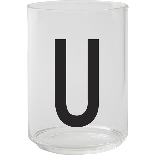 Design Letters Yksilöity juomalasi, U
