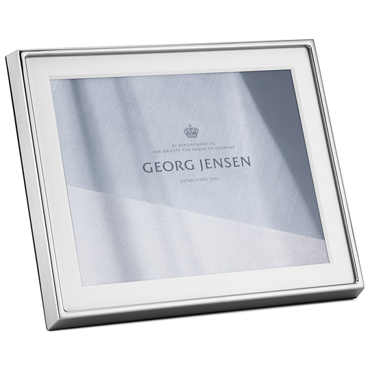 Georg Jensen Deco valokuvakehys, ruostumaton teräs, 10 cm x 12 cm