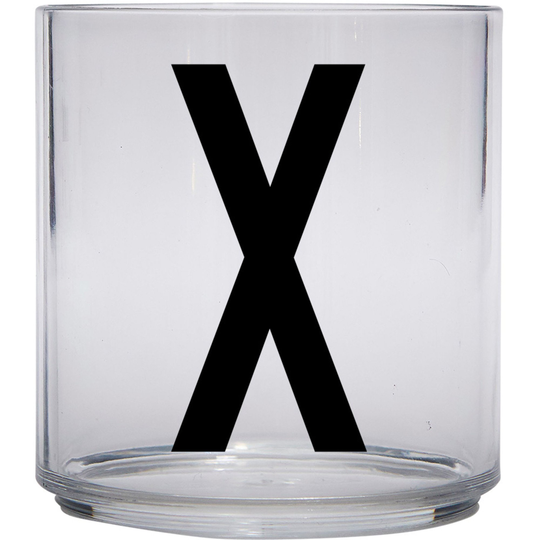 Design Letters Tritan-juomalasi lapsille, X