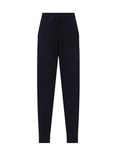 Elyssa merino/viscose blend knitted track pants