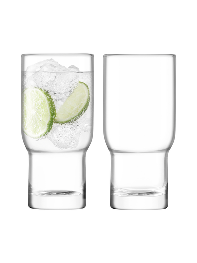Juomalasi pinottava utility highball 390ml 2kpl