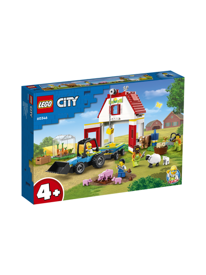 Lego city ulkorakennus ja maatilan eläimet 60346