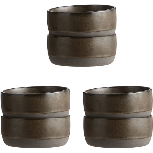 Aida RAW-kulho, 6 kpl, Metallic Brown