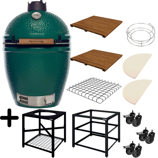 Big Green Egg Hiiligrilli-pöytärunkopaketti plus, Large