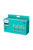 LED E27 normaali kirkas 40 W, 3/pakk.