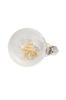 LED himmennettävä pallolamppu, E27, 4 W, Ø 95 mm Läpikuultava