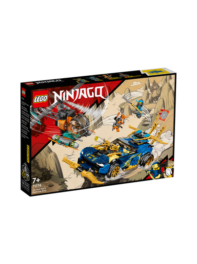 Lego ninjago evoluutio: jayn ja nyan kilpa-auto 71776