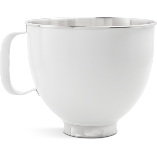 KitchenAid Ruostumattomasta teräksestä valmistettu kulho, valkoinen