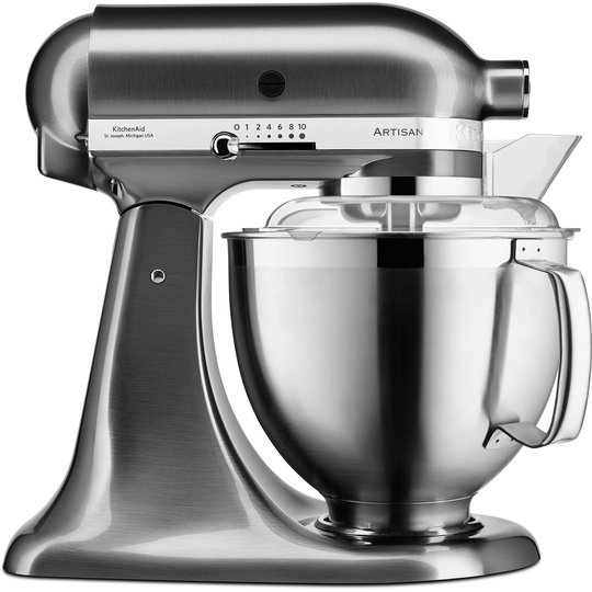 KitchenAid Artisan KSM185 -yleiskone, harjattu nikkeli