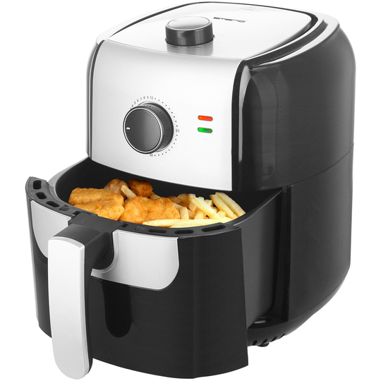 Emerio Smart airfryer -keitin, 5,5 litraa, musta ja hopea