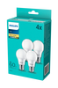 LED E27 normaali huurre 60 W, 4/pakk.