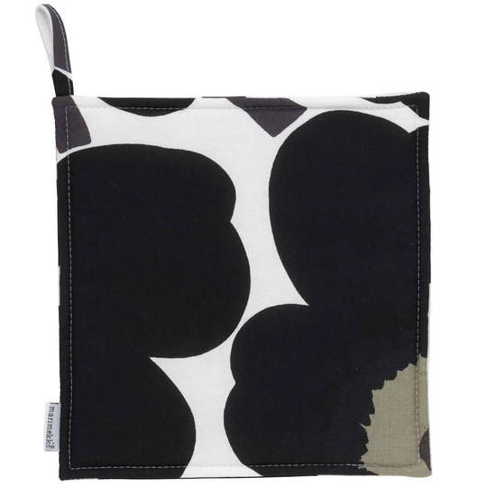 Marimekko Pieni Unikko -pannulappu, musta