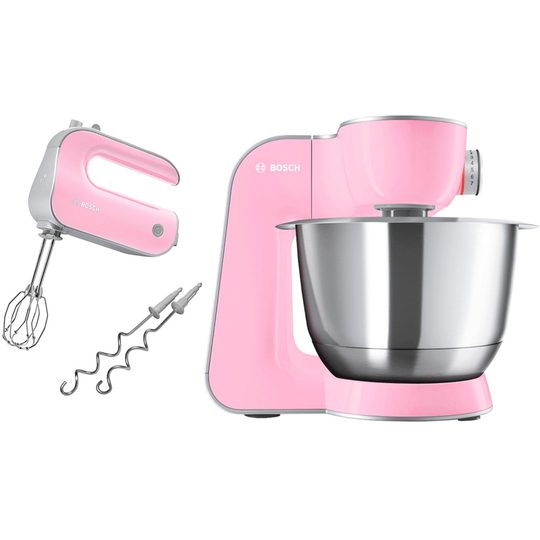 Bosch MUM5 CreationLine -yleiskone + StyLine-sauvasekoitin, roosa