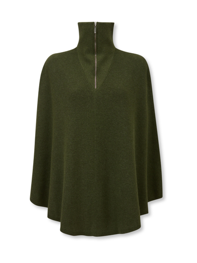 Jane organic cotton/cashmere blend poncho