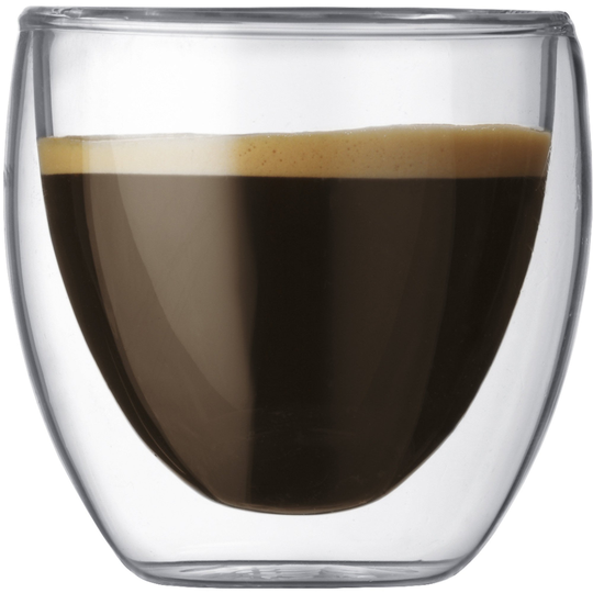 Bodum PAVINA kaksinkerroksinen espressolasi, 0,08 l - 2 kpl.