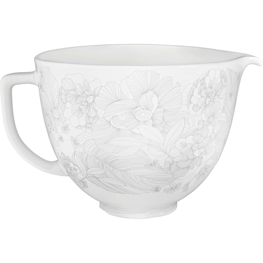 KitchenAid Keraaminen kulho, 4,7 l, kukkakuvio