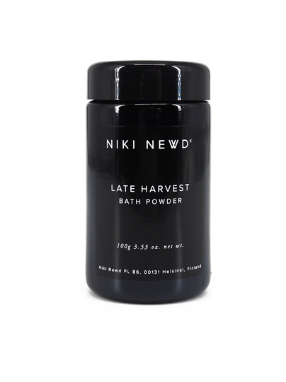 Late harvest bath powder 100g - ravintoa koko vartalolle - taisteluun ennenaikaista ikääntymistä vastaan