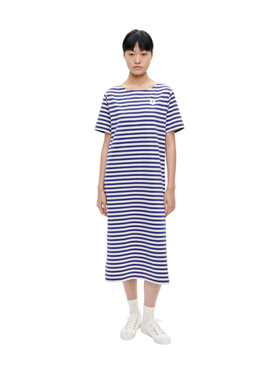 Sinna tasaraita unikko -mekko