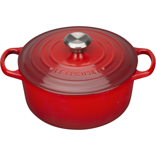Le Creuset Pyöreä kattila 24 cm kirsikka
