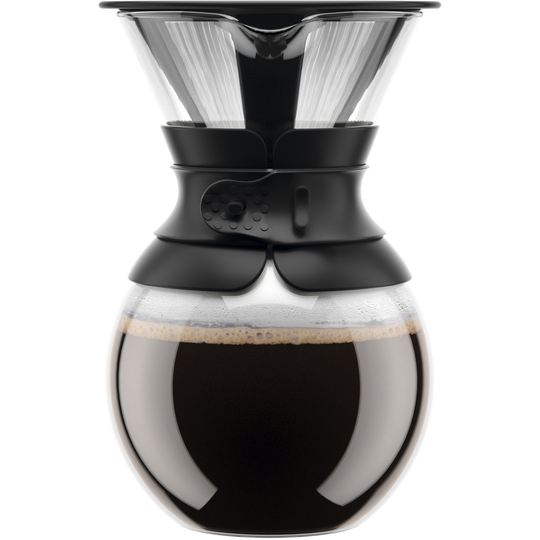 Bodum POUR OVER -kahvinkeitin suodattimella 1,0 l – musta