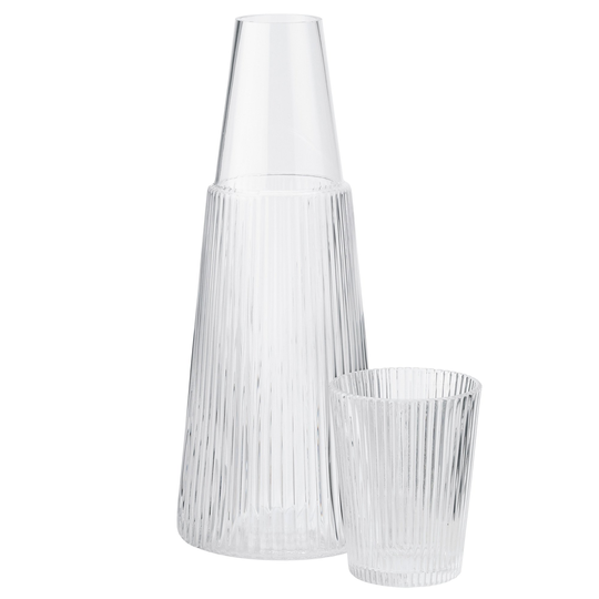 Stelton Pilastro- karahvi ja lasi, 1 litra, kirkas
