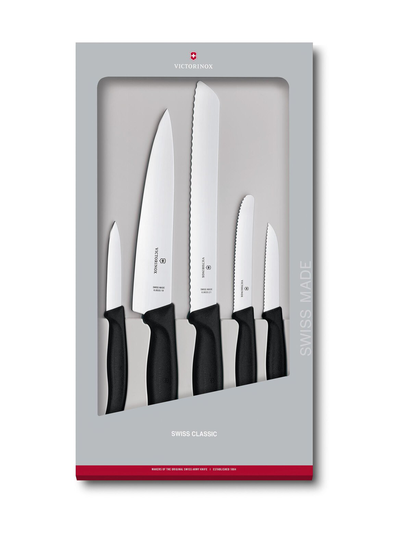Swiss classic kitchen -veitsisetti