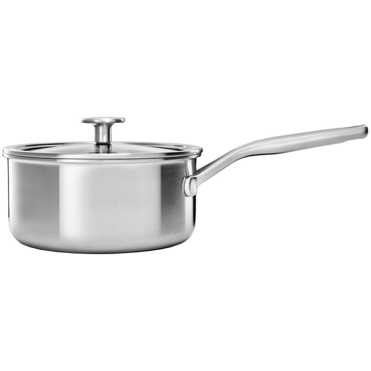 KitchenAid Cookware Collection -kattila, kannellinen, punainen, 2,1 litraa, 18 cm