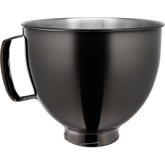 KitchenAid Ruostumattomasta teräksestä valmistettu kulho yleiskoneeseen, Radiant Black