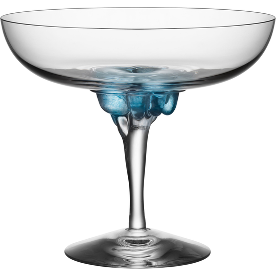 Kosta Boda Sugar Dandy Coupe -lasi, 32 cl. Sininen