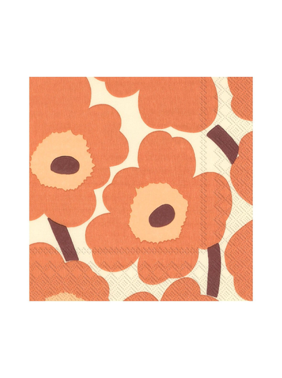 Unikko cream -servetti, 33 x 33 cm