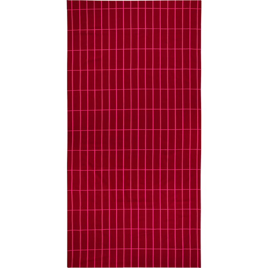 Marimekko Pieni Tiiliskivi pöytäliina, 140x280 cm, punainen/pinkki
