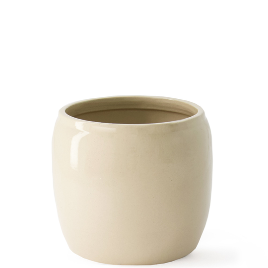Ernst Keraaminen lasitettu ruukku beige 21 cm