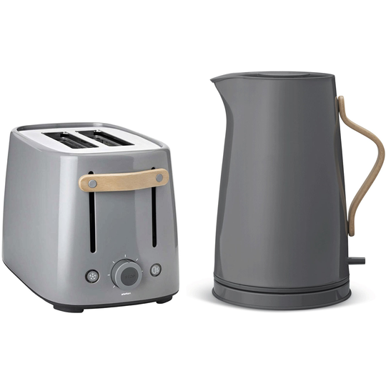 Stelton Emma-aamiaissetti: leivänpaahdin ja vedenkeitin