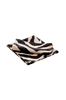 ANIMALS ZEBRA lautasliinat, 2/pakk. Musta/beige