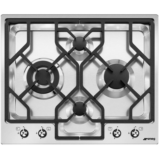 Smeg Classic Kaasuliesi 60 cm, ruostumatonta terästä
