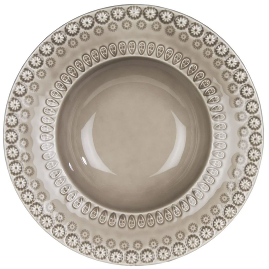 PotteryJo Daisy-lautanen, syvä, 2 kpl, Greige